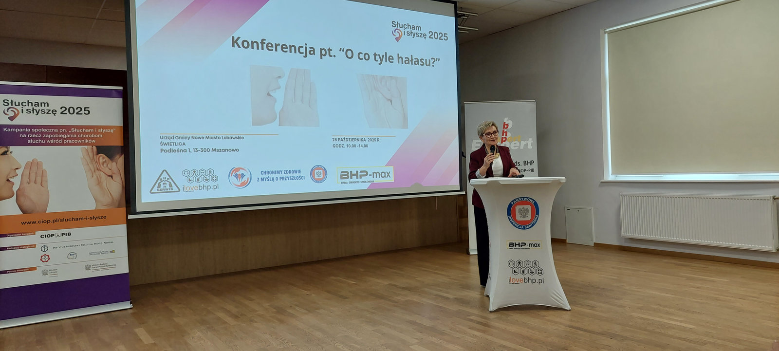 Konferencja pt. \u201EO co tyle ha\u0142asu?\u201D, 28 pa\u017Adziernika 2025 r. w Mszan\u00F3w k. Nowego Miasta Lubawskiego